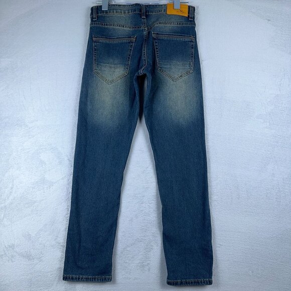 Smith & Mills Slim Straight Jeans Denim Tailored Fit Womens Blue Size 29 - Picture 2 of 10